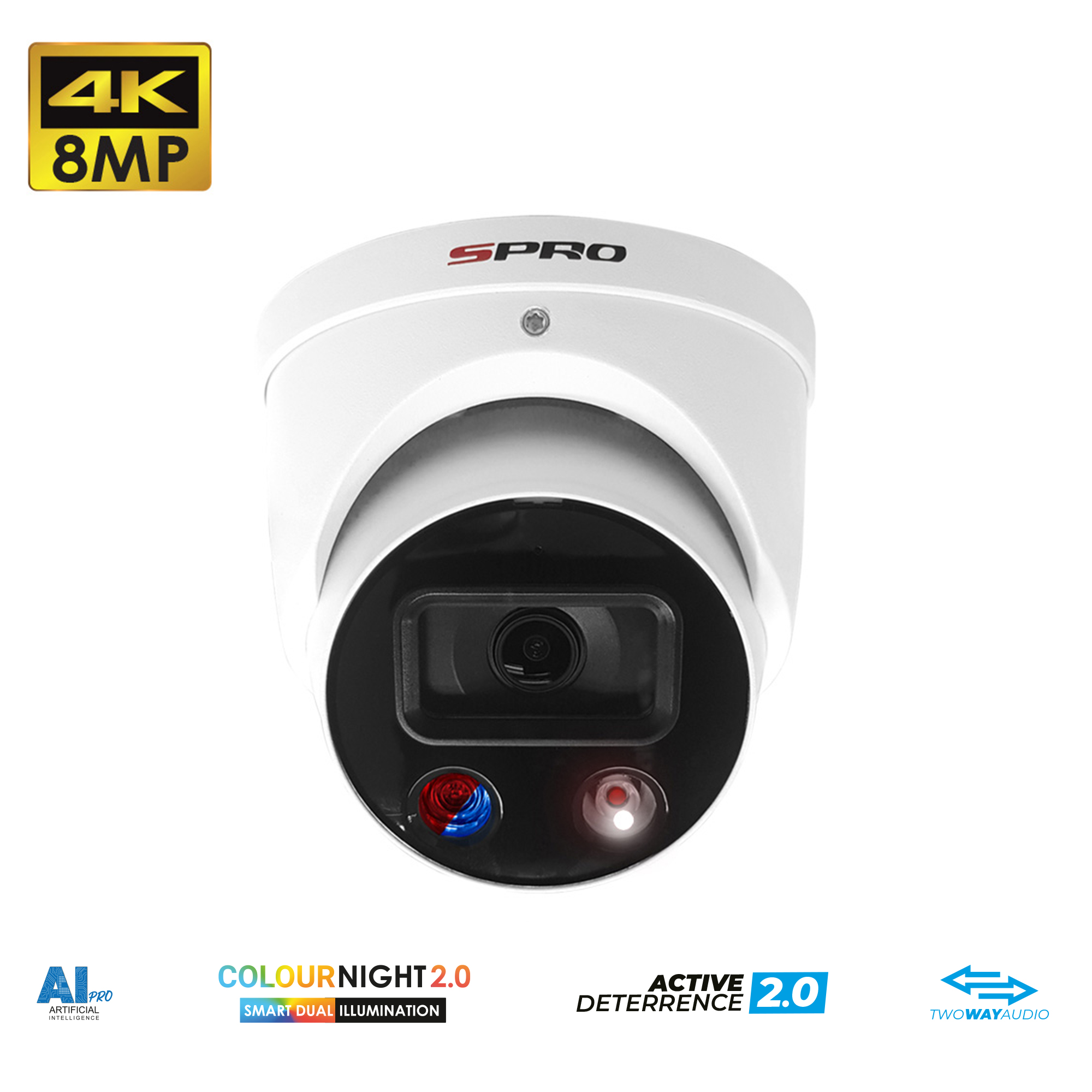 DHIPD80/28LRW/30-D-V4-White  Deterrence and Acupick